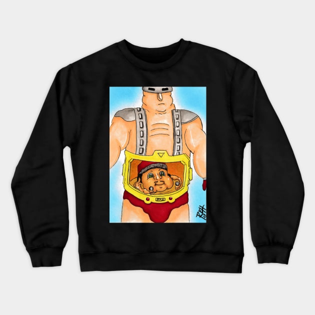 Handsome Krang Crewneck Sweatshirt by Garbage art by Albino Ryno